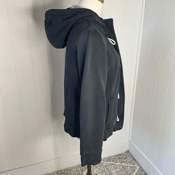 Esprit Womens Plus Size XXL Zip Toggle Button Front Hooded Coat Black Lined - Picture 6 of 16